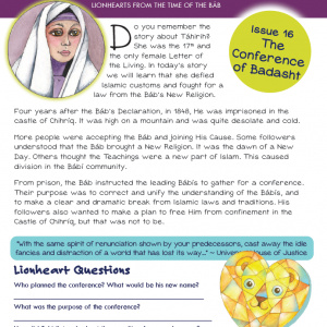 Volume 2 Issue 16 Feast Pages for Kids